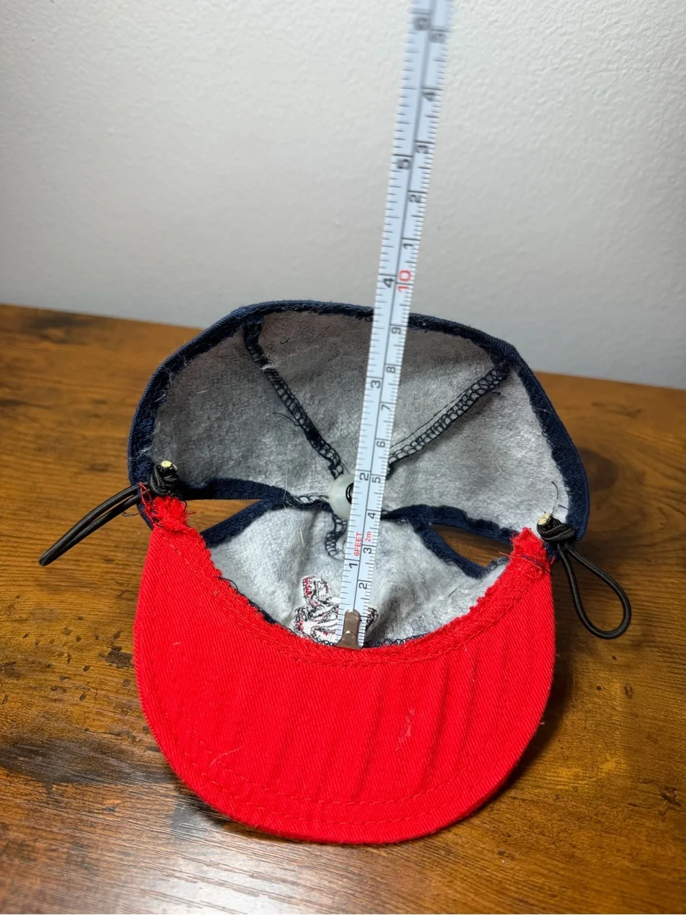 Rare Vintage 90s Cleveland Indians Chief Wahoo MLB Pet Dog Hat (Size S/M)